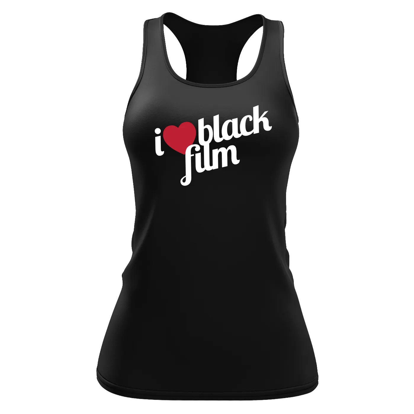 I Love Black Film Black Tank Top